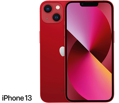 Apple iPhone 13 128GB, Röd