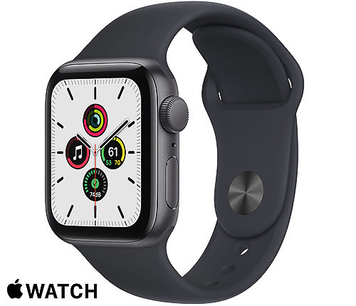 Apple Watch SE 40 mm, Rymdgrå 