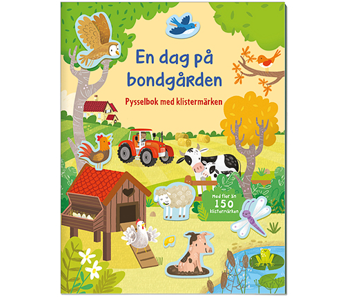 En dag på bondgården: Pysselbok med klistermärken