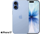 Apple iPhone 17 256 GB, Disblå