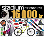 Stadium Presentcheck 16 000 kr