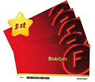 5 st biobiljetter