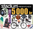 Stadium Presentcheck 5 000 kr