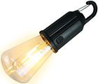 Uppladdningsbar LED-lampa med karbinhake
