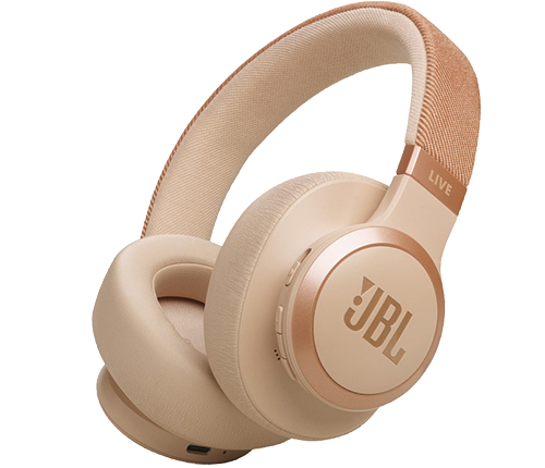 JBL Live 770NC hörlurar, Sand