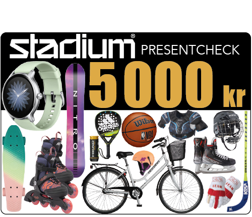 Stadium Presentcheck 5 000 kr