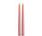 LED-antikljus, 2-pack, rosa