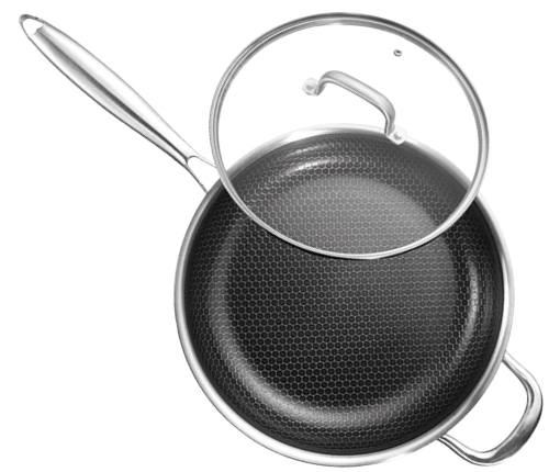 Sauterpanna med glaslock, 28 cm