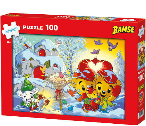 Julpussel Bamse – 100 bitar