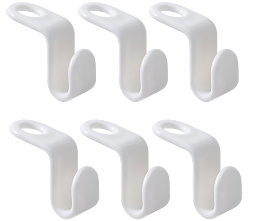 Anslutningskrokar, 6-pack