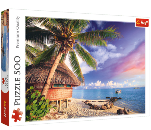 Pussel – Semester Bora Bora, 500 bitar