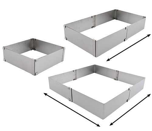 Justerbar bakningsram