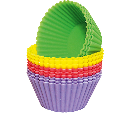 Muffinsformar i silikon, 12-pack