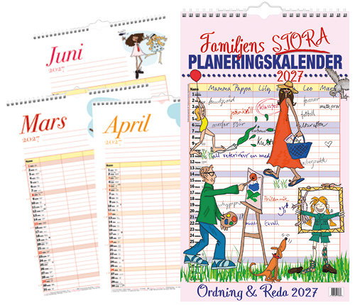 Familjens STORA planeringskalender 2027