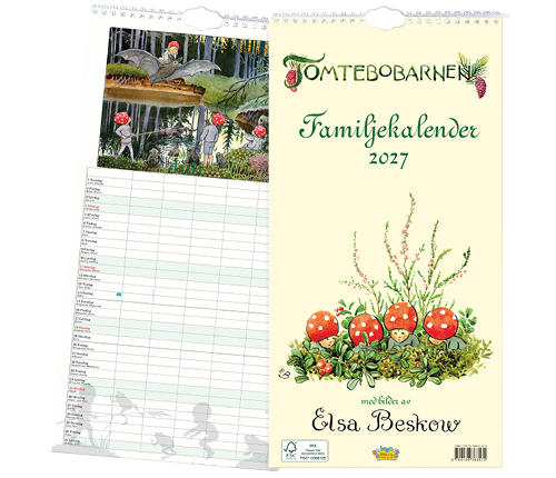 Familjekalender 2027 – Elsa Beskow